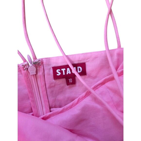 STAUD Theo Top In Pink Sz 10 - Picture 2 of 3